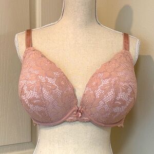 Torrid Lace Push-Up Bra in Soft Pink